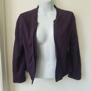 Manisse NYC Y2K purple blazer